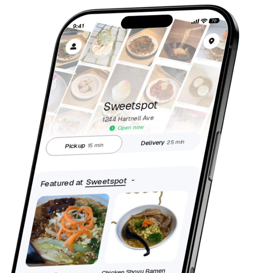 Sweetspot app preview