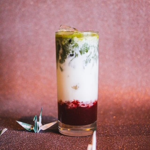 Strawberry Matcha.
