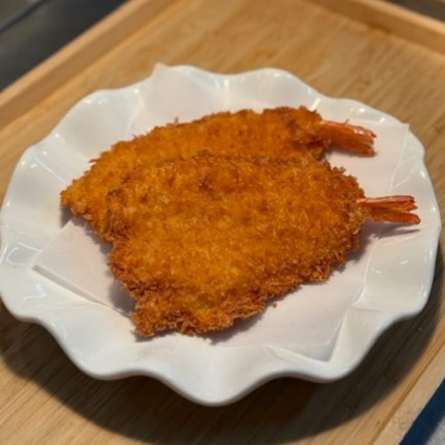 Fried Jumbo Prawns (2 Pieces).