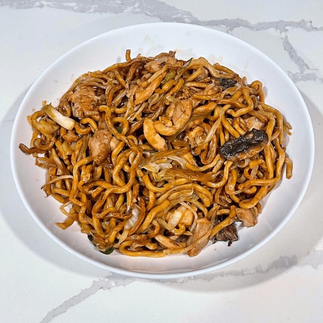 BBQ Pork Chow Mein.
